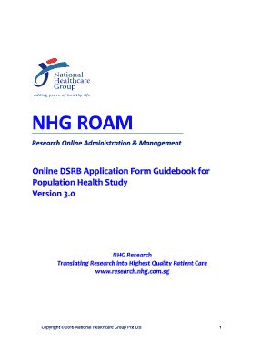 roam dsrb|Introduction to NHG Research Online Administrator and .